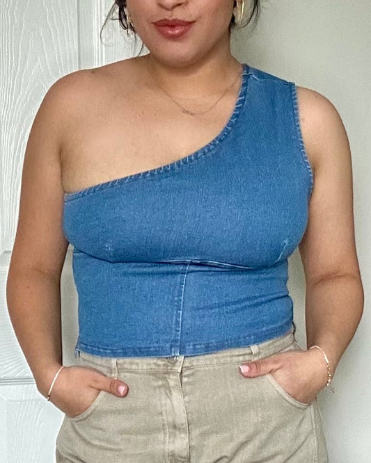 AVERY ONE SHOULDER TOP