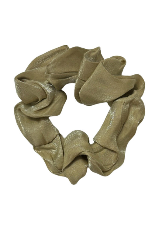 CHIFFON SCRUNCHIE IN OLIVE